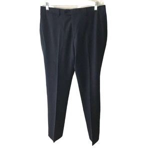 Gianni Versace Collection Men's Wool Blend Dress Pants Size 38 (US)Blue Workwear